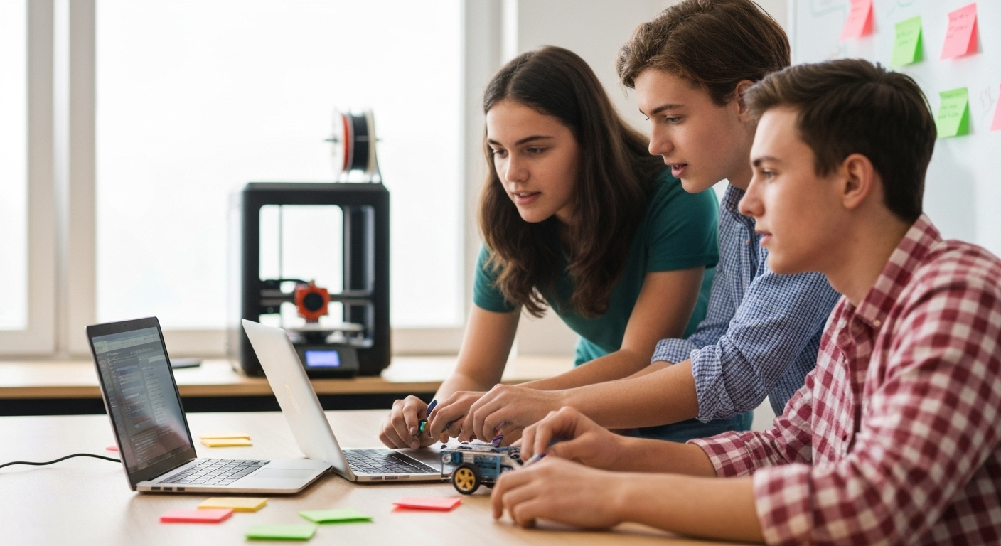 Women learning business skills together