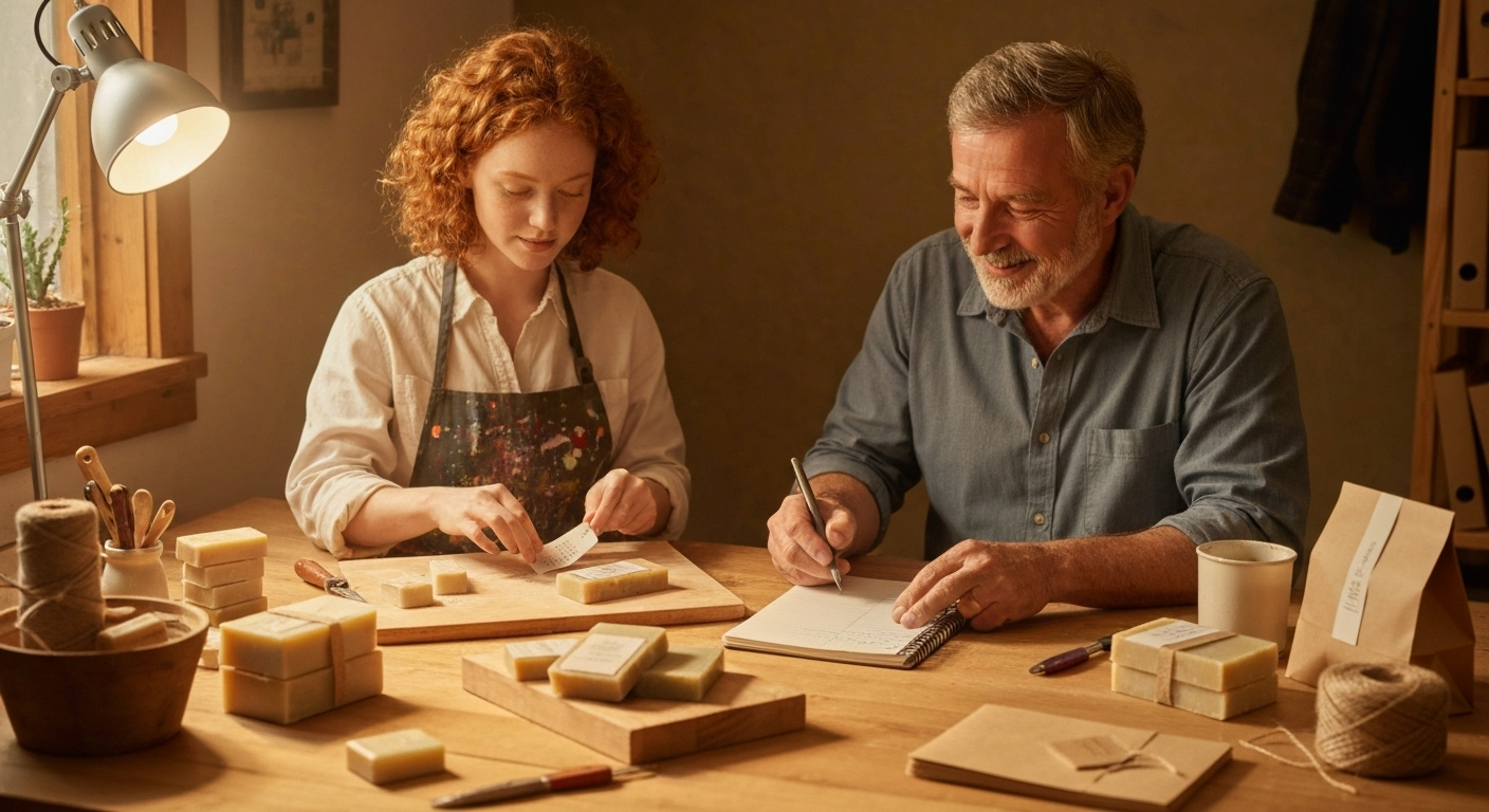 Nurse helping a family at a clinic